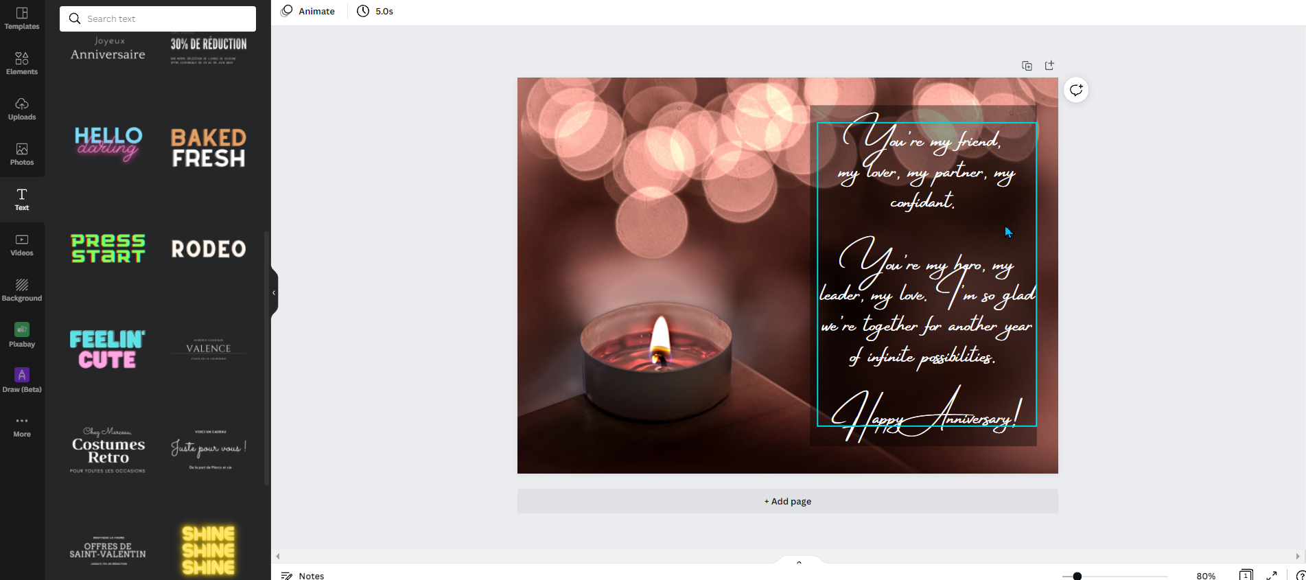 How to Design a Greeting Card Birthday Card in Canva