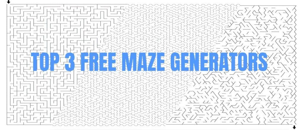 3 Free Maze Generators with Commercial Use for KDP - TangledTech