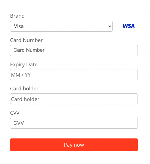 Peach Payments Checkout Box