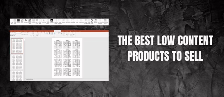 Best Low Content Products to Sell on Amazon KDP